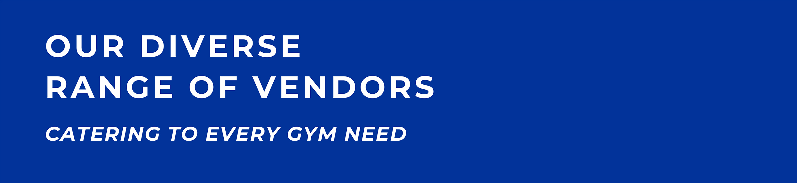 The Gym Administrator's Diverse Range of Fitness Industry Vendors