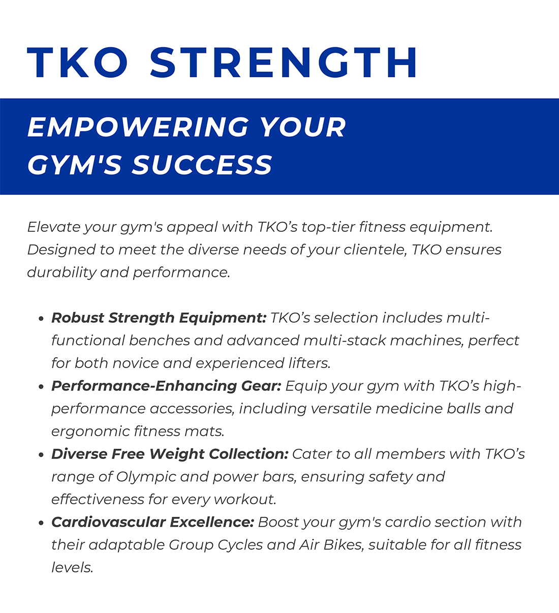 The Gym Administrator and TKO Strength Empowering Your Gym's Success